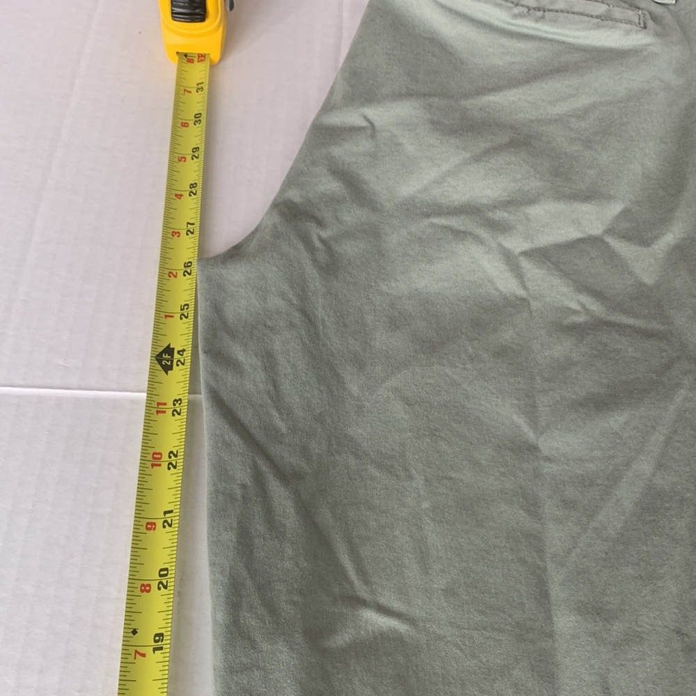 Tommy Hilfiger Camo Green Cuffed Straight‑Leg Chino Pants Women’s Size 8 - Picture 13 of 15
